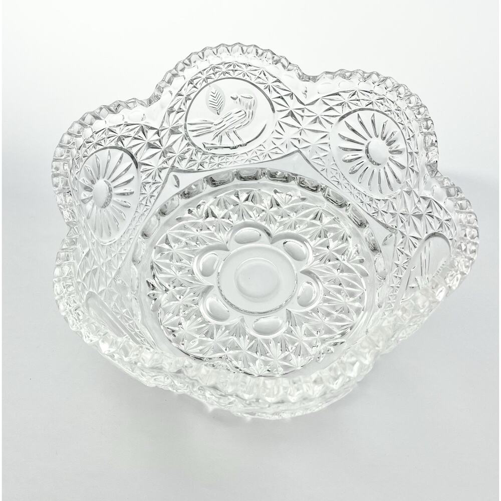 Hofbauer “Byrdes” 5-Piece Crystal Dinnerware Serving Hostess & Decor Set - Picture 11 of 11